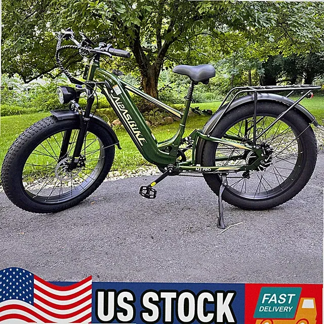 1800W 48V 36MPH Aipas Ebike 26" Fat Tires Mountain Electric Bicycle for Adults