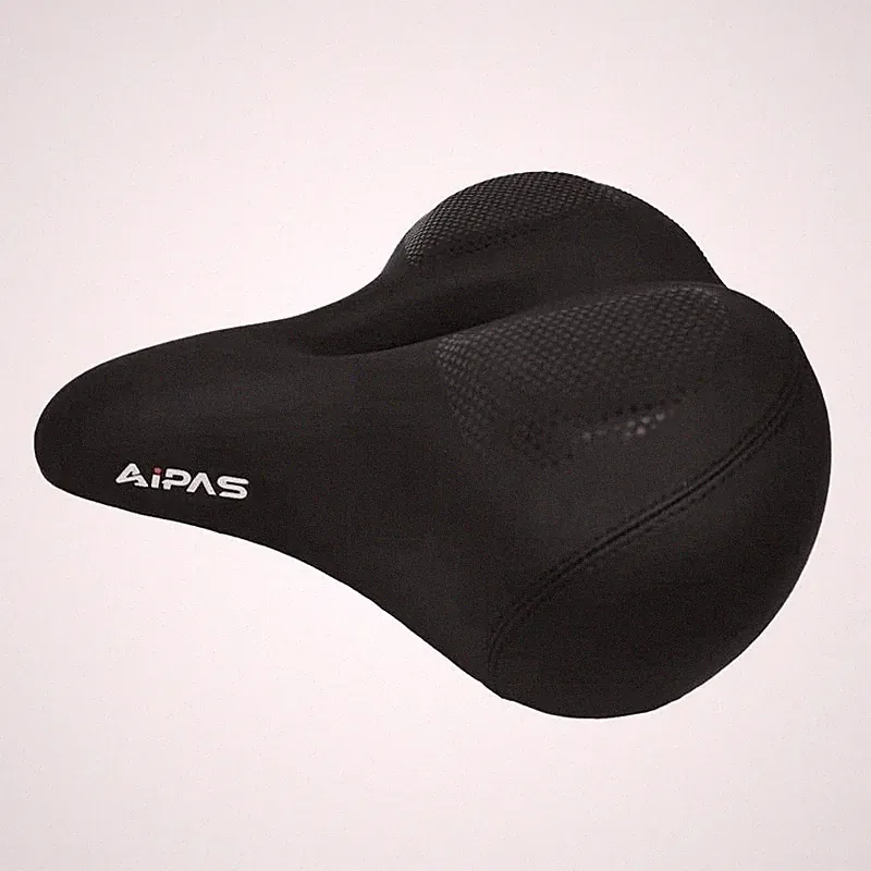 Aipas 10.6''x 10.6''x 5.9'' Extra Large Seat Bicycle Saddle bike Comfort Wide