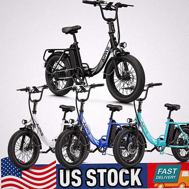 Aipas 1000W Peak Folding Electric Bike for Adult Electric Bicycle 62Mlies 28mph