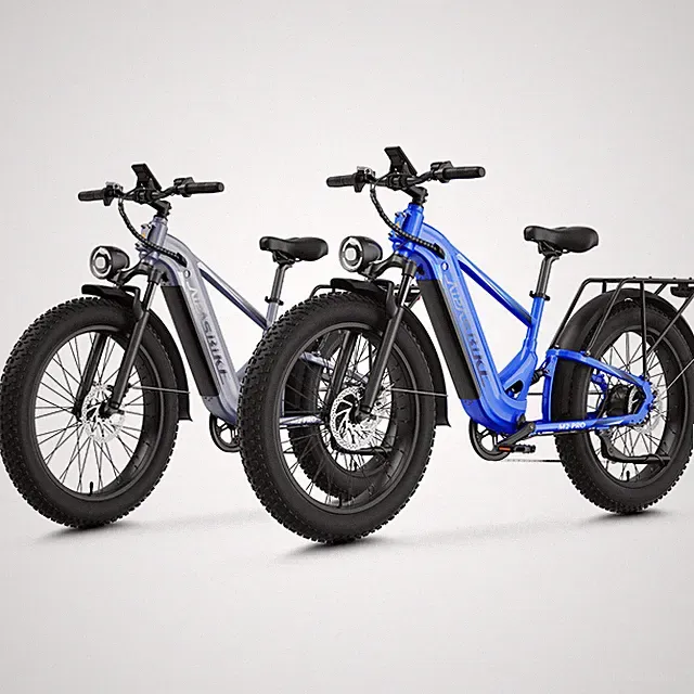 Aipas 26" Electric Bike for Adults 1800W Fat Tire 36MPH 48V 17.5Ah MTB Ebike