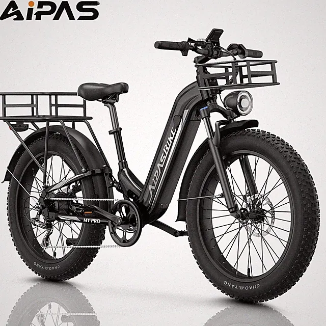 AIPAS 26" Fat Tire electric bike 1800W 36MPH Off-Road mountainEbike for Adult