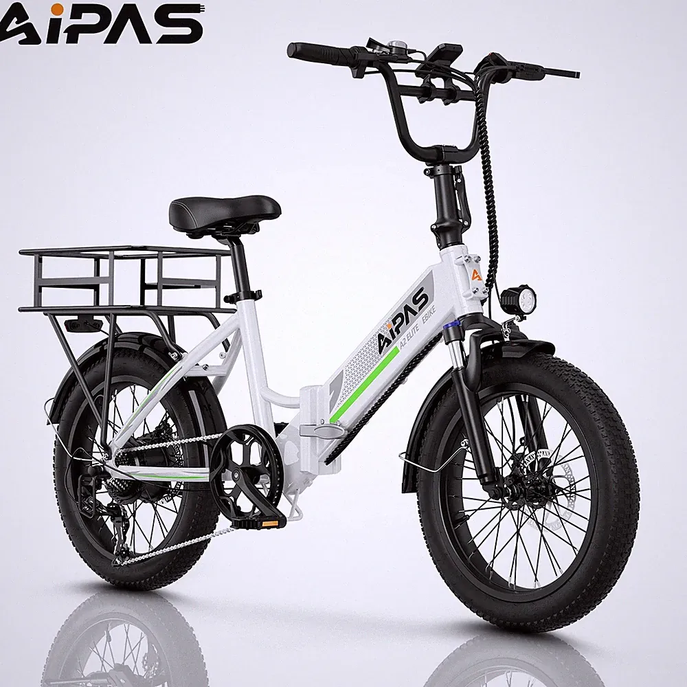 Aipas A2 Elite 48V Folding Ebike 750W 28MPH Electric Bicycle Reach Top Speed
