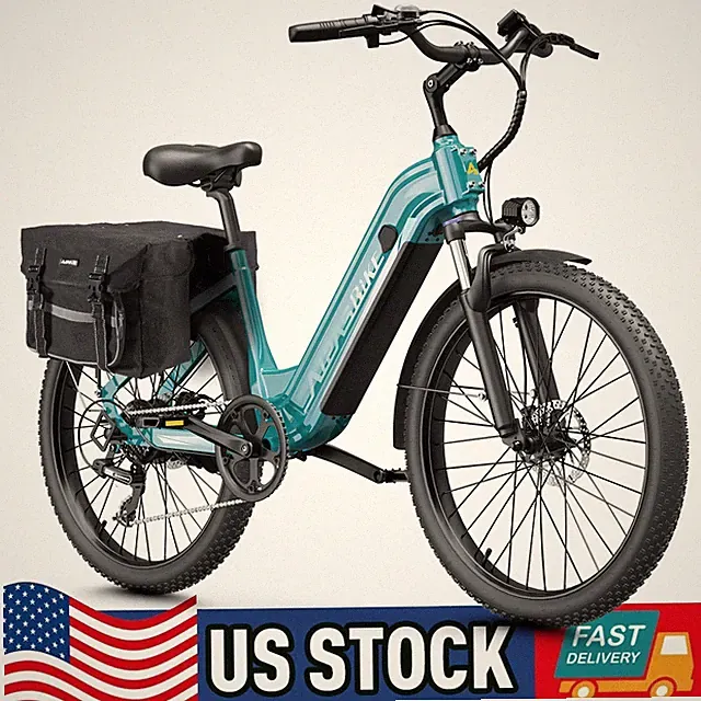 Aipas C1 Max 1100W 48V 18Ah 24" Electric Bicycle 28MPH 85Mi Range 90Nm Torque