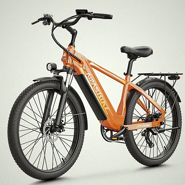 Aipas C2MAX 1100W 48V Electric Bike Mountain e bike 24" Fat Tire 28MPH for Adult