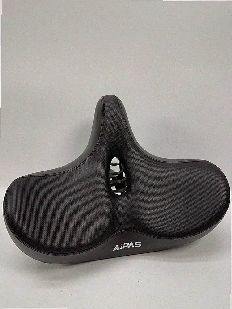 Aipas Comfortable Oversized Bike Seat Extra Wide Saddle for Men Women US