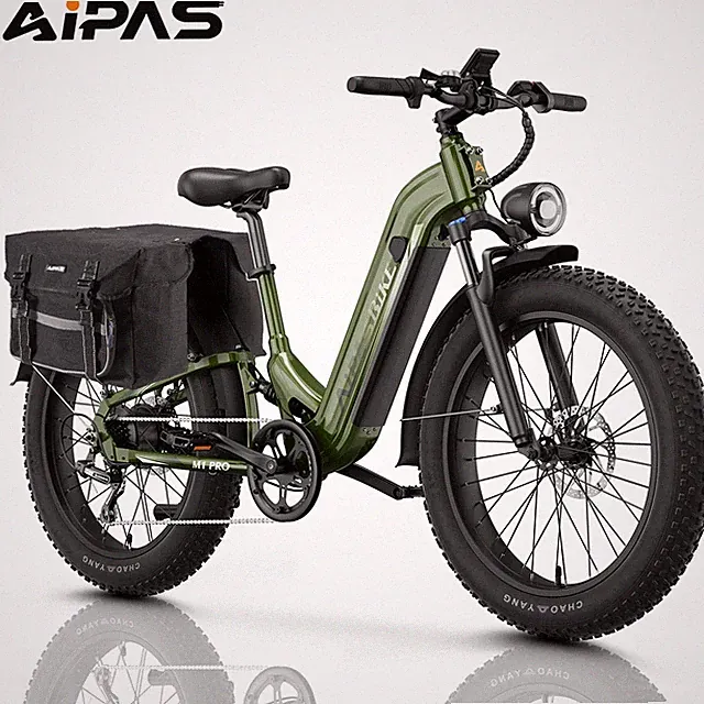 Aipas e bike adult 1800W Electric Bike 17.5Ah Mountain ebike 26"Fat Tire 36mph