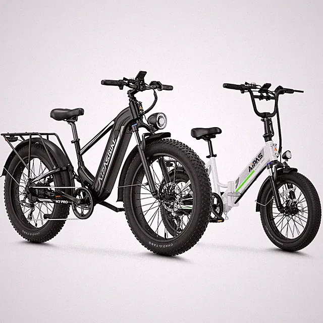 Aipas Electric Bike 1800W Peak Power White 48V 17.5Ah For Adventure Travel