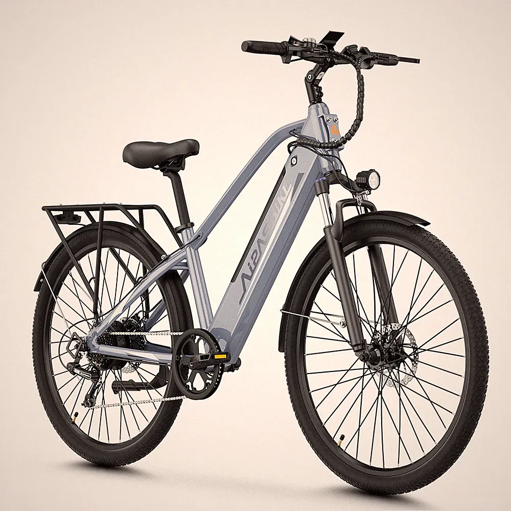 Aipas Electric Bike 26" 1100W Peak Motor 48V Commuter City Bicycle Adult