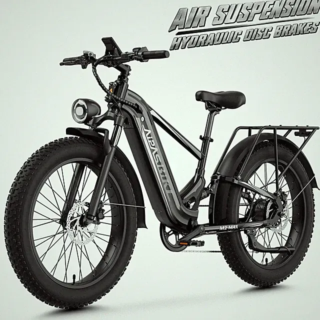 Aipas M2 Max 1800W Fat Tire Ebike 36MPH Electric Bike Mountain Bicycle