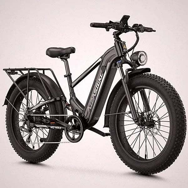Aipas MAX Electric Bike 1800W 48V 17.5Ah 26" Fat Tire Ebike for Adults 36mph