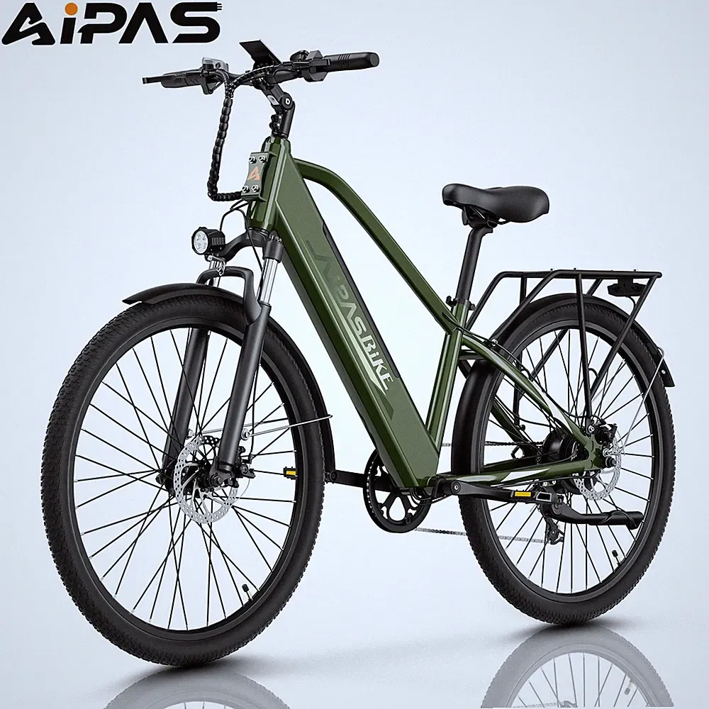 Ebike AIPAS C2 Electric bike For Adults 26" Fat Tire 48/12.8AH Electric Bicycle