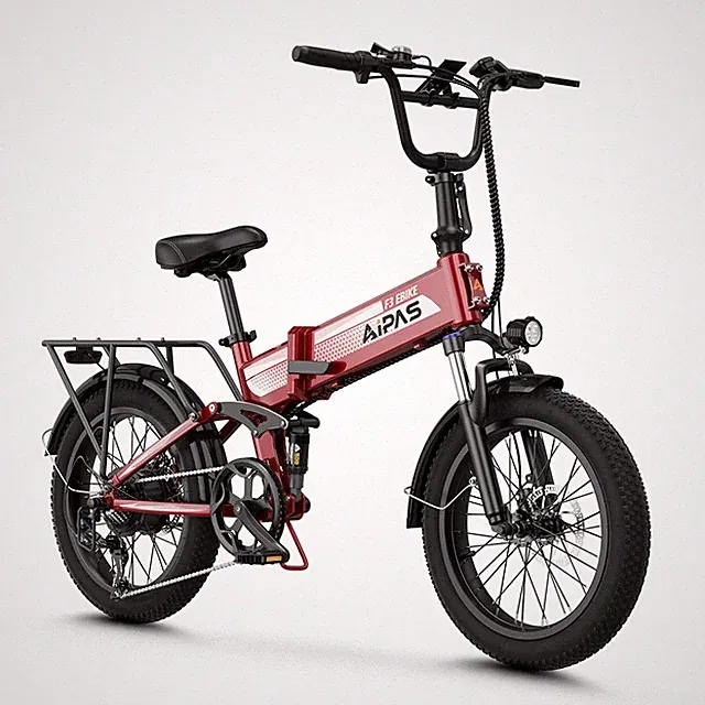 Foldable Aipas F3 Electric Bike 1500W 48V 12.8AH City Commuter Ebike Adults